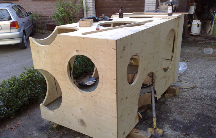 Der Btaonk�se am Stellwerk in Bargteheide