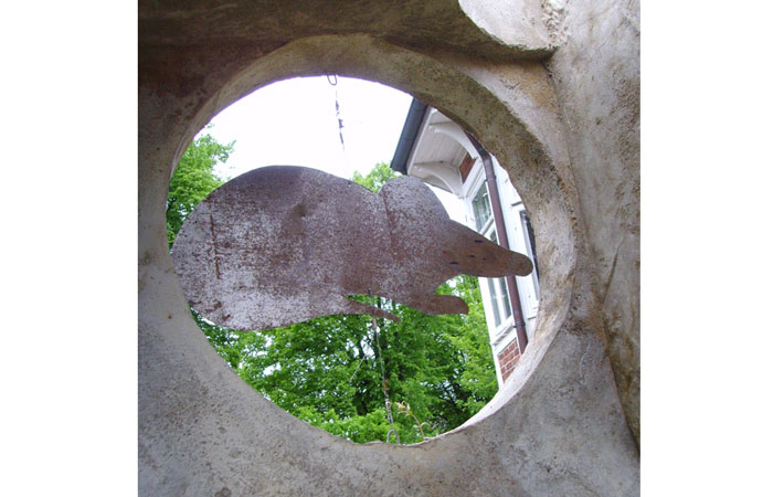 Der Btaonk�se am Stellwerk in Bargteheide